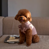Darling Ruffle Sweater - Powder Pink