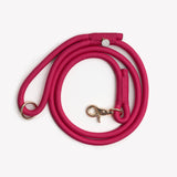 Magenta - braided rope leash
