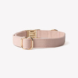 Baby pink - canvas dog collar