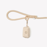 Tan - poop bag holder