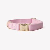 Pink - canvas dog collar