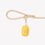 Yellow - poop bag holder