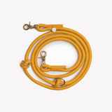Yellow - hands free braided leash
