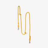 Yellow - hands free braided leash