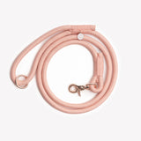 Powder rose - braided rope leash
