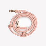 Powder rose - hands free braided leash