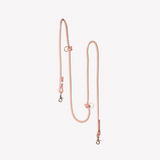 Powder rose - hands free braided leash