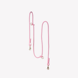 Pink - hands free braided leash