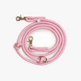 Pink - hands free braided leash
