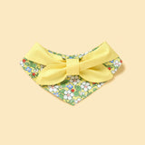 Bowtiful Garden Butter Yellow Floral Bandana