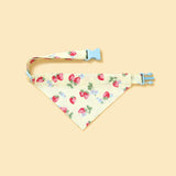 Strawberry Fields Butter Yellow Triangle Bandana