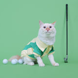Ziggy Cotton Dog Quarter-Zip Polo