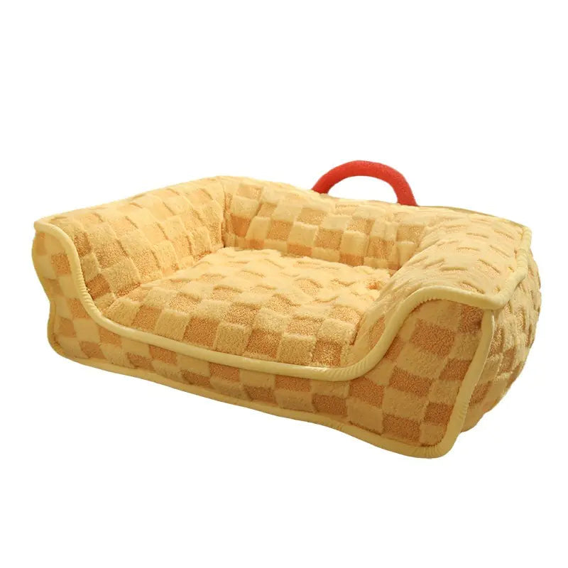 Winter Cat Bed and Mat for Pets - Cozy Dog House
