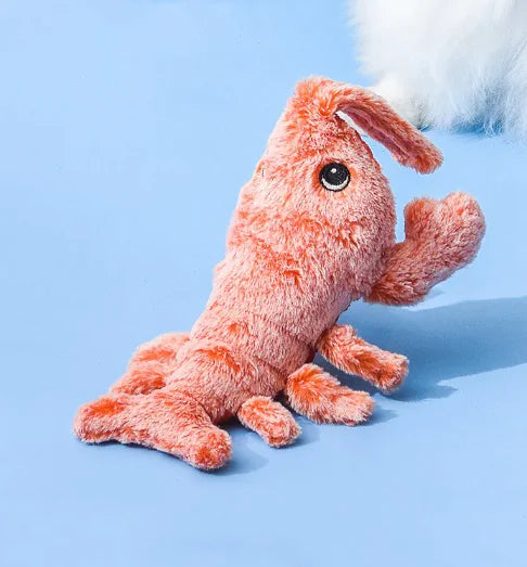 Electric Jumping Shrimp Pet Toy