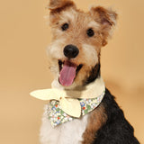 Bowtiful Garden Butter Yellow Floral Bandana