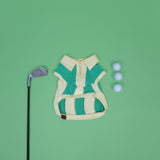 Ziggy Cotton Dog Quarter-Zip Polo