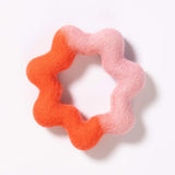 Wiggle ring felt wool toy