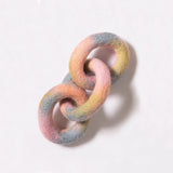 Small link felt wool toy