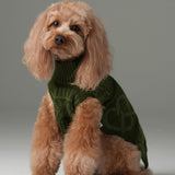 Pretzel Pet Sweater - Olive Green