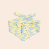 Seaside Swirl Cotton Knitted Dog Bandana
